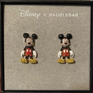 COPY - Nwt bling Baublebar Mickey earrings